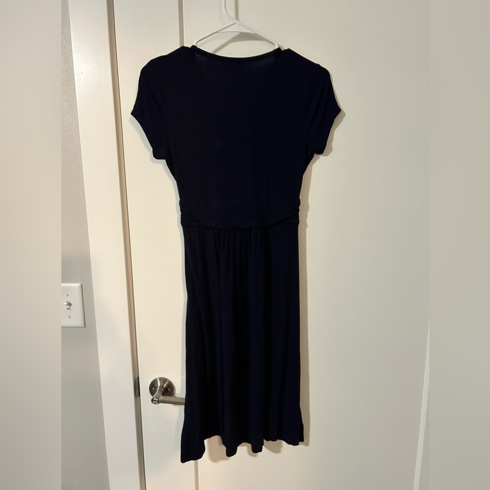 Boden Navy Cap Sleeve Dress - Picture 3 of 7